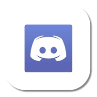 a blue square with a white face on it