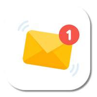 a yellow envelope with a number 1 on it